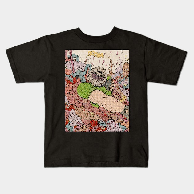 DOOM Kids T-Shirt by Defsnotadumb